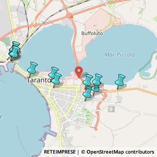 Mappa Via del Pizzone, 74121 Taranto TA, Italia (2.60538)
