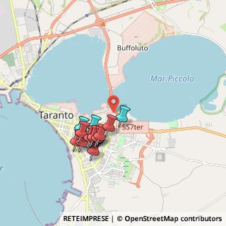 Mappa Via del Pizzone, 74121 Taranto TA, Italia (1.67)