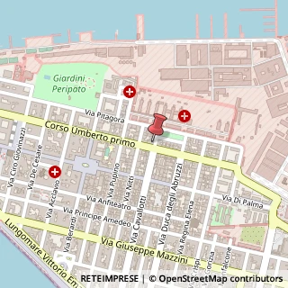Mappa Corso Umberto I, 167, 74123 Taranto, Taranto (Puglia)