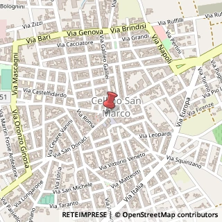 Mappa Piazza Aldo Moro, 30, 72020 Cellino San Marco, Brindisi (Puglia)