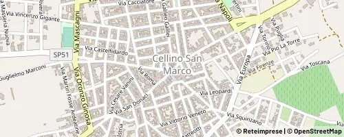 Mappa Cellino San Marco