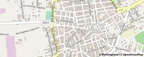 Mappa Cellino San Marco