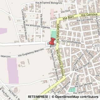 Mappa Via Martiri Fosse Ardeatine,  57, 72100 Cellino San Marco, Brindisi (Puglia)