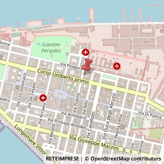 Mappa Via Vincenzo Pupino, 7, 74123 Taranto, Taranto (Puglia)