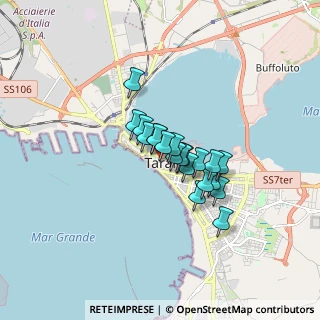 Mappa Via Niccolò Tommaso D'Aquino, 74123 Taranto TA, Italia (1.13)