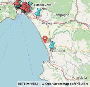 Mappa Via Olmopanno, 84047 Capaccio SA, Italia (28.6545)