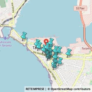 Mappa Piazza Giovanni Bettolo, 74123 Taranto TA, Italia (0.7375)