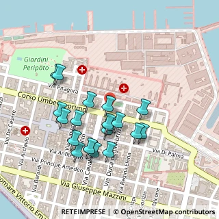Mappa Piazza Giovanni Bettolo, 74123 Taranto TA, Italia (0.232)