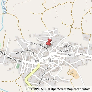 Mappa Via Giuseppe Verdi, 6, 08020 Lula, Nuoro (Sardegna)