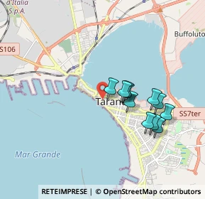 Mappa Via Cavour, 74121 Taranto TA, Italia (1.65636)