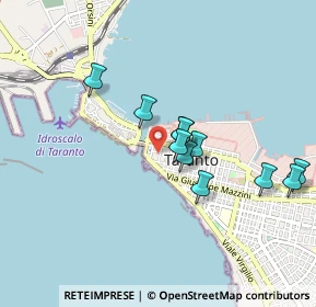 Mappa Via Cavour, 74121 Taranto TA, Italia (0.83455)