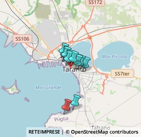 Mappa Via Cavour, 74121 Taranto TA, Italia (1.72455)
