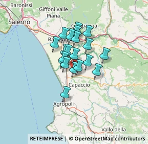 Mappa Via Vicinale Scorza Scigliati, 84047 Capaccio SA, Italia (9.365)