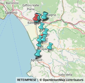 Mappa Via Vicinale Scorza Scigliati, 84047 Capaccio SA, Italia (12.4665)