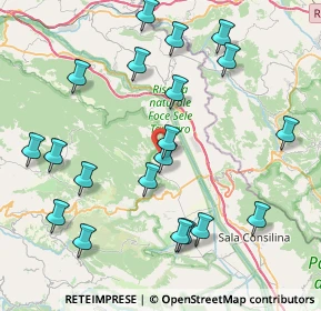 Mappa Via Fontana Maggiore, 84037 Sant'Arsenio SA, Italia (9.8655)