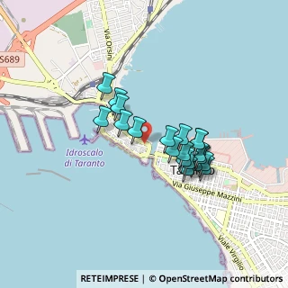 Mappa Via Beato Egidio, 74123 Taranto TA, Italia (0.7445)