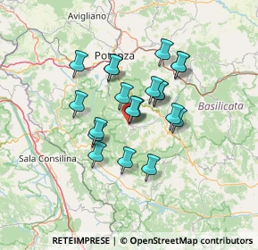 Mappa Piazza Giovanni Falcone, 85010 Calvello PZ, Italia (11.233)