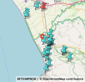 Mappa Via Gromola Varolato, 84047 Capaccio SA, Italia (7.4215)