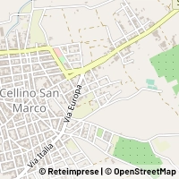 Mapa Cellino San Marco