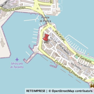 Mappa Via Duomo, 33, 74123 Taranto, Taranto (Puglia)