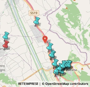 Mappa Via Macchia, 84030 Atena lucana SA, Italia (2.8335)