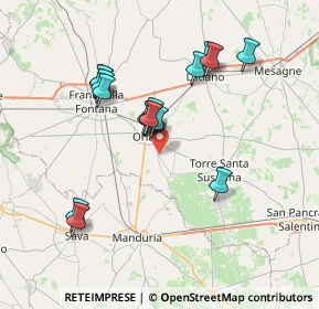 Mappa Oria, 72024 Oria BR, Italia (7.08294)