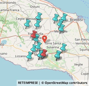 Mappa Oria, 72024 Oria BR, Italia (14.06474)