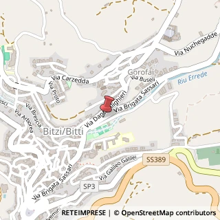 Mappa Via Brigata Sassari, 226, 08021 Bitti NU, Italia, 08021 Bitti, Nuoro (Sardegna)