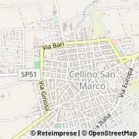 Kaart Cellino San Marco
