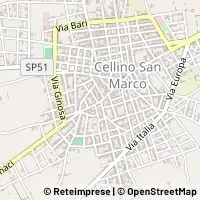 Mapa Cellino San Marco