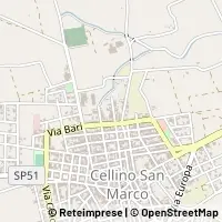 Mapa Cellino San Marco