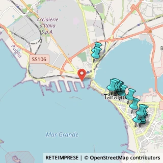 Mappa Porto Mercantile Molo S. Cataldo, 74123 Taranto TA, Italia (2.7325)