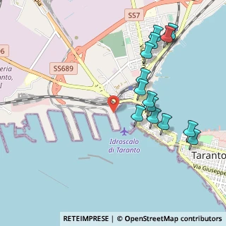 Mappa Porto Mercantile Molo S. Cataldo, 74123 Taranto TA, Italia (1.15286)