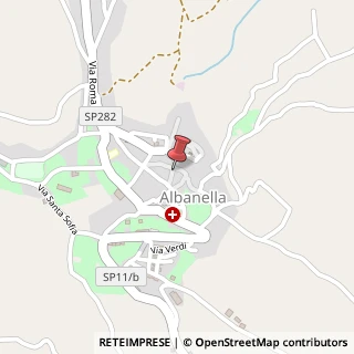 Mappa Via Dottor P. Cerruti,  25, 84044 Albanella, Salerno (Campania)