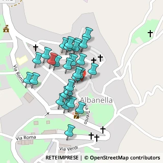 Mappa Via Piazzile Chiesa, 84044 Albanella SA, Italia (0.09655)