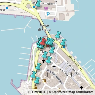 Mappa Piazza Fontana, 74123 Taranto TA, Italia (0.07391)