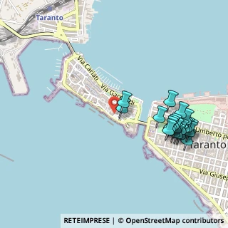 Mappa Vicolo San Francesco, 74123 Taranto TA, Italia (0.611)