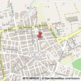 Mappa Via San Nicola, 48, 72020 Cellino San Marco, Brindisi (Puglia)