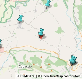 Mappa Via Tana della Volpe, 84044 Albanella SA, Italia (6.71364)