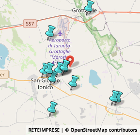 Mappa Via Nicola Sacco e Bartolomeo Vanzetti, 74021 Carosino TA, Italia (3.84231)