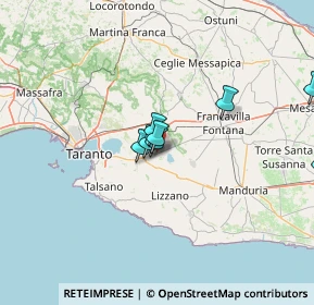 Mappa Via Nicola Sacco e Bartolomeo Vanzetti, 74021 Carosino TA, Italia (25.72)