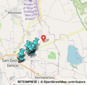 Mappa Via Nicola Sacco e Bartolomeo Vanzetti, 74021 Carosino TA, Italia (2.0575)