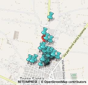 Mappa Via Cavour, 72028 Torre Santa Susanna BR, Italia (0.43448)