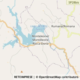 Mappa Monteleone Rocca Doria