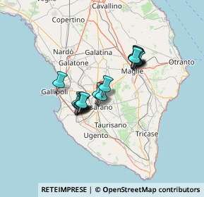 Mappa Zona Industriale Tronco G, 73042 Casarano LE, Italia (10.2625)