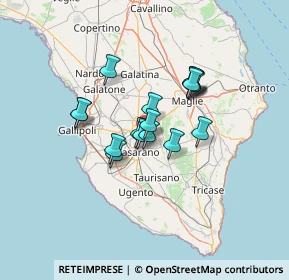 Mappa Zona Industriale Tronco G, 73042 Casarano LE, Italia (10.01706)