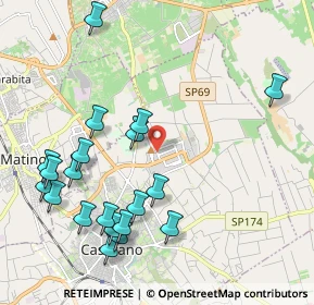 Mappa Zona Industriale Tronco H, 73042 Casarano LE, Italia (2.5805)