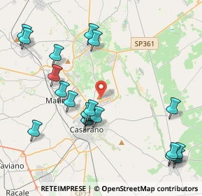 Mappa Zona Industriale Tronco H, 73042 Casarano LE, Italia (5.091)