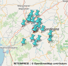 Mappa Via Sas Nughes, 09082 Busachi OR, Italia (10.80263)