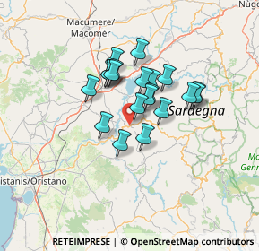 Mappa Via Sas Nughes, 09082 Busachi OR, Italia (10.514)